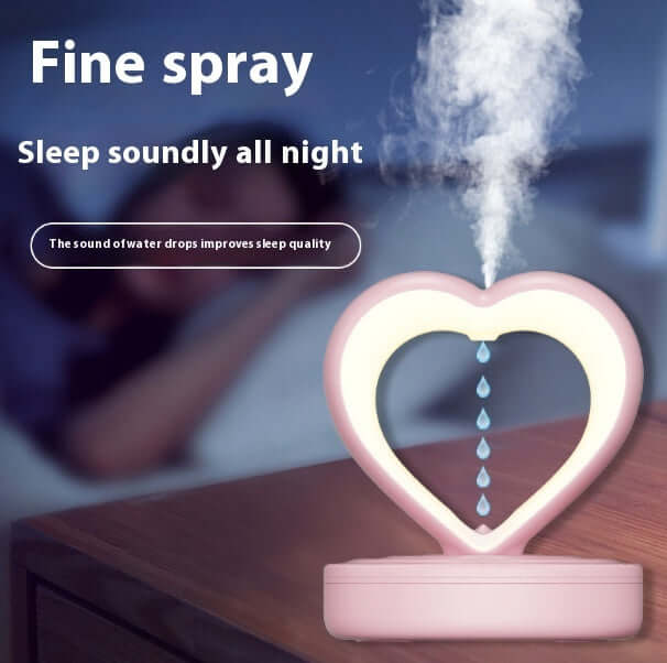 Humidificateur anti-gravité Love avec refoulement de gouttes d'eau