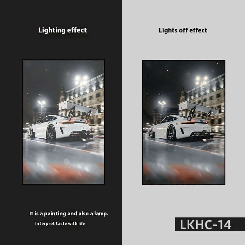 Peinture décorative lumineuse à LED pour voiture avec technologie Sense