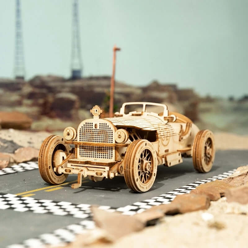 Voiture 3D jeu de puzzle en bois assemblage course jouets pour enfants