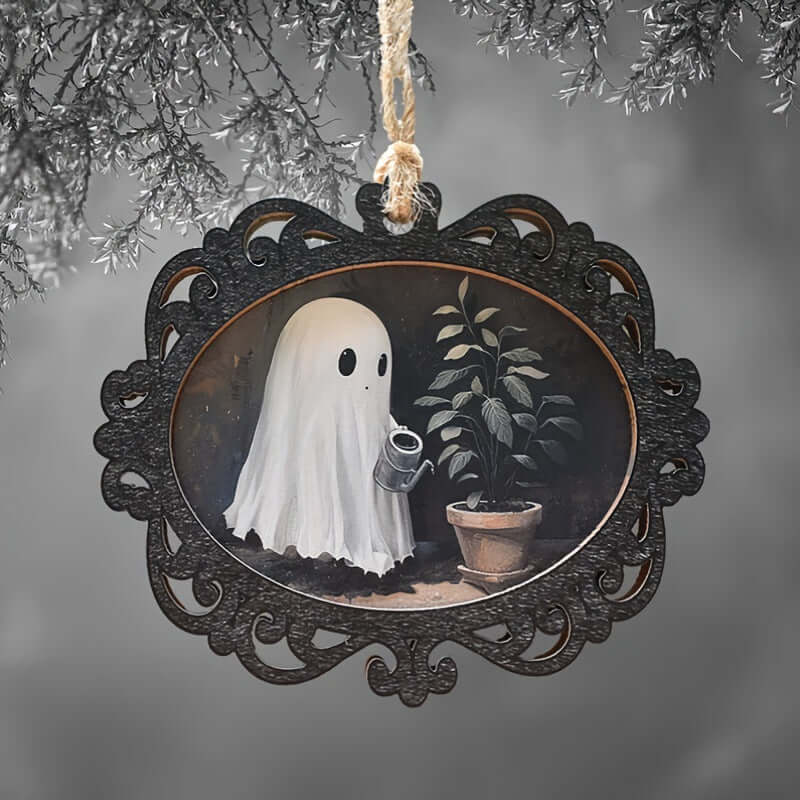 Creative European Style Halloween Ghost Portrait Pendant for Halloween Decorations