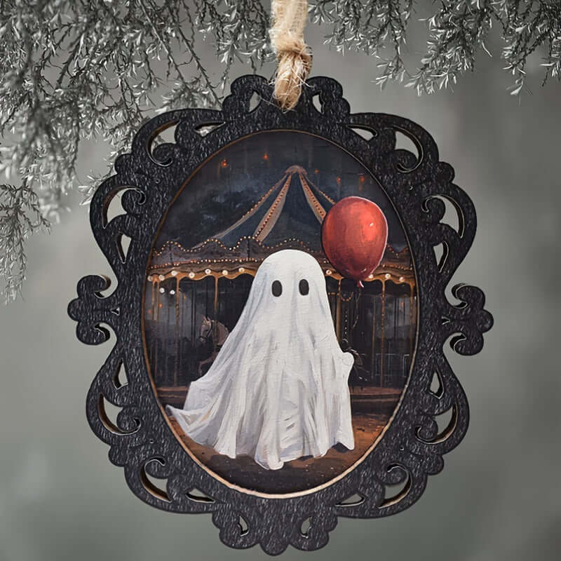 Creative European Style Halloween Ghost Portrait Pendant for Halloween Decorations