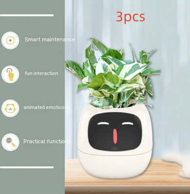 Smart Planter Endloser Spaß Über 49 ausdrucksstarke Ausdrücke 7 intelligente Sensoren und KI-Chips machen das Pflanzenaufziehen einfach und unterhaltsam