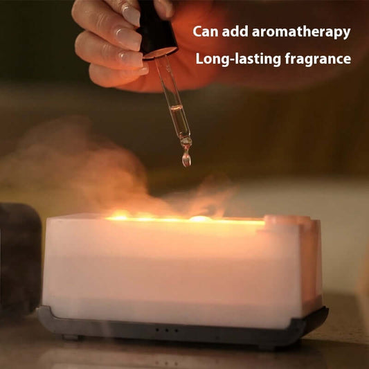 Timing Simulation Aroma Diffusor Usb Haushalts Flamme Luftbefeuchter Aromatherapie Maschine Spray Luft Flamme Luftbefeuchter Diffusor