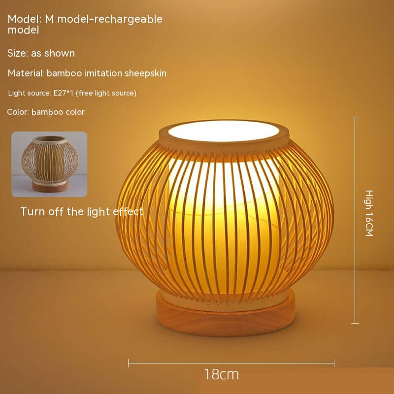 Japanese Atmosphere Retro Homestay Bedroom Bedside Lamp