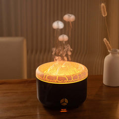 Humidificateur à flamme, vaporisateur d'aromathérapie, lumière d'ambiance