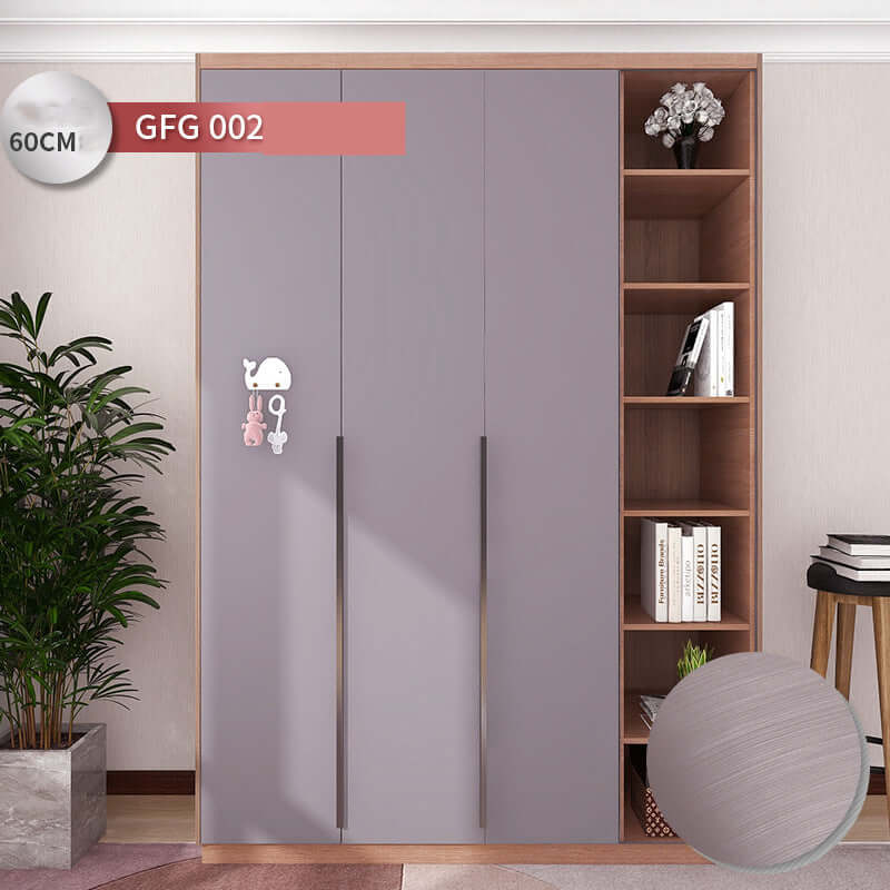 Wardrobe Door Moisture-proof Stickers Self-adhesive Thickened Waterproof Wallpaper