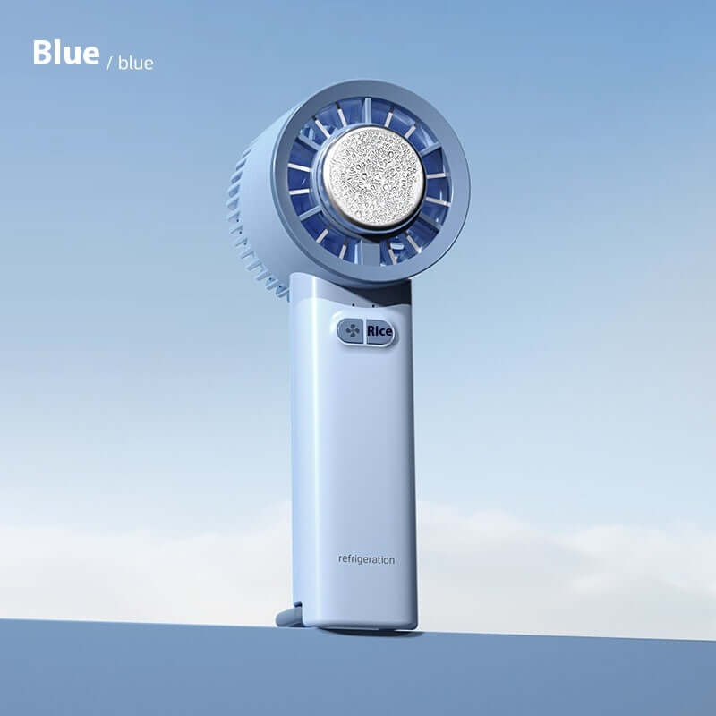 2024 Été Gadget Handheld Turbo Jet Fan Mini Portable Ice Cold Fan Generation Moteur sans balais Vent Ventilateurs de conduit à grande vitesse Souffleur violent