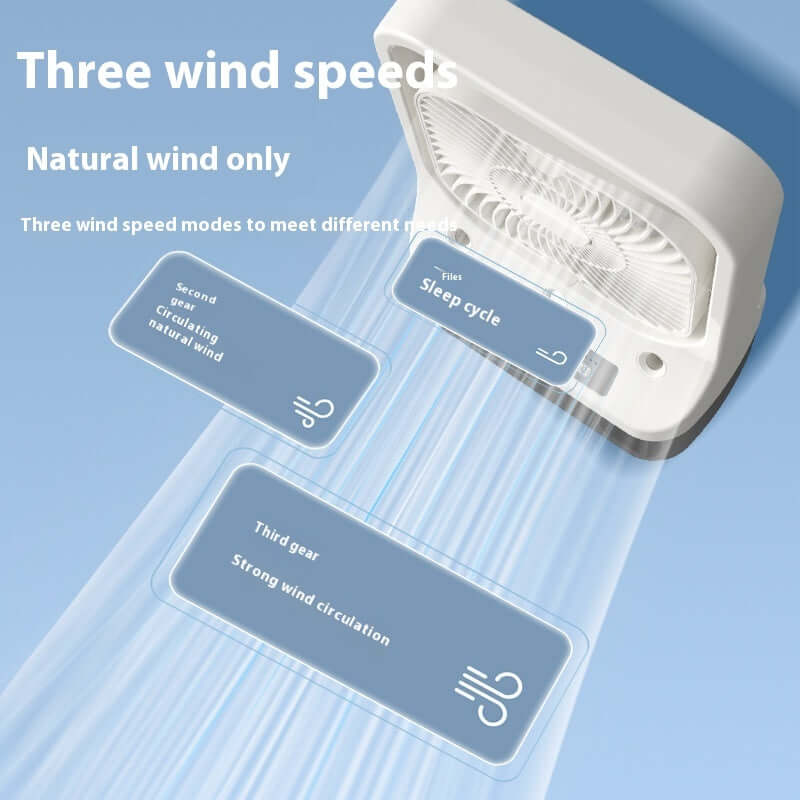 Household Cooling Fan Usb Rechargeable Head Adjustable Air Cooling Water Cooled Air Conditioning Tank Low Noise Air Cooler Fans