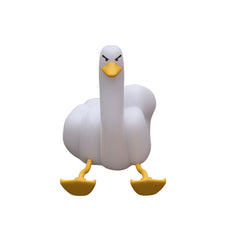 Amazon grenzüberschreitendes kreatives Geschenk Mittelfinger-Ente Kleine Nachtlampe Wiederaufladbares dimmbares Vinyl-Nachtlicht mit kleiner Ente