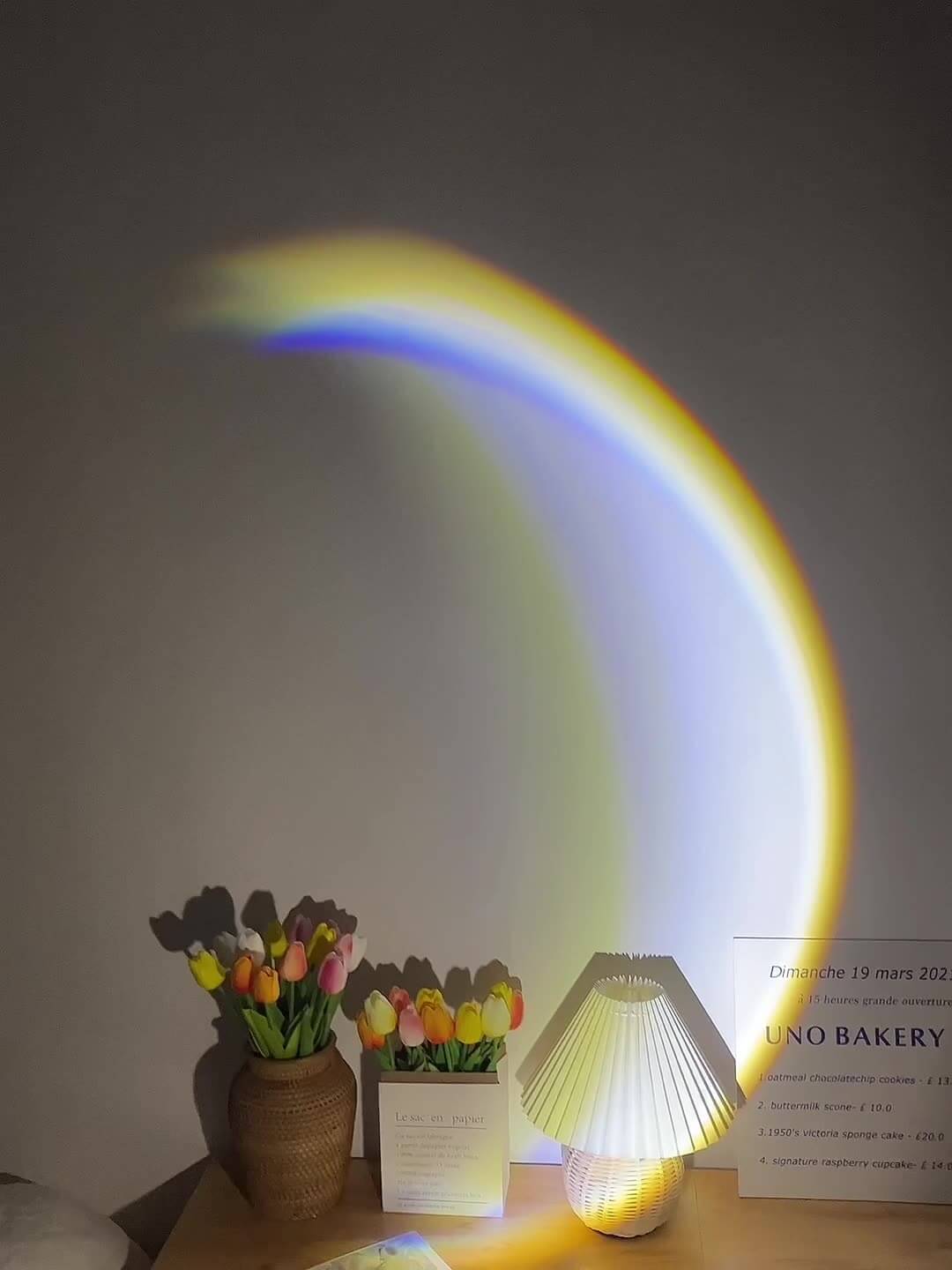 INS USB Mond Lampe LED Regenbogen Neon Nacht Sonnenuntergang Licht Projektor Fotografie Wand Atmosphäre Beleuchtung Für Schlafzimmer Wohnkultur