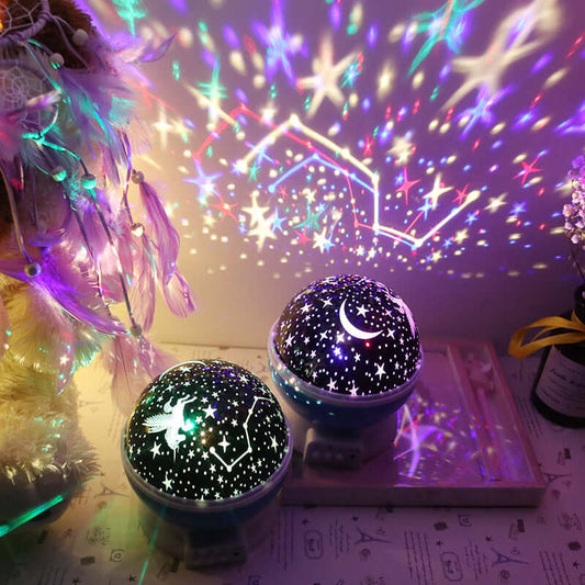 Atmosphere Decorative Lamp Layout Colorful Rotating Stage Light