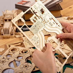 Voiture 3D jeu de puzzle en bois assemblage course jouets pour enfants