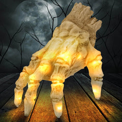 Halloween Electric Luminous Crawling Hand Animated Decoration Induction Luminous Decoration Zombie Hand With Spooky Sound