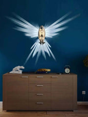 Moderne Kreative Vogel Wand Lampe Eule Adler Form Projektor Atmosphäre Wandleuchte Licht 3D Druck Körper Tier Beleuchtung Glanz Hause decor