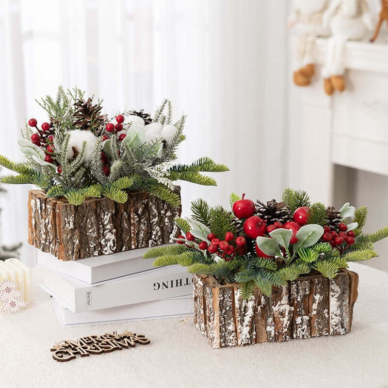 Décorations d'arbre de noël en émulation de bureau, ornements pour la maison, bonsaï Ins, paquet de célébrités d'internet, disposition des fenêtres d'achat