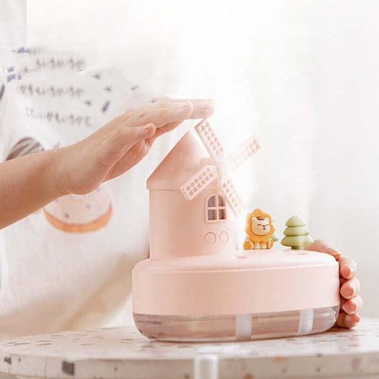 Humidificateur de musique Windmill à double pulvérisation sans fil