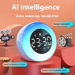 Réveil Bluetooth intelligent Assistant vocal audio AI