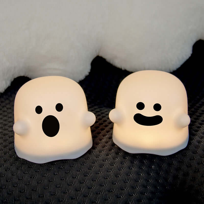 Lampe de chevet en silicone à capteur tactile LED pour décoration d'intérieur, idéal pour les chambres de filles, le salon, un cadeau d'anniversaire pour enfants ou pour Halloween