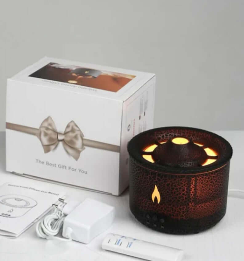 Creative Volcano Aromatherapy Humidifier - Soothing Mist & LED Light